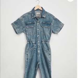 Free People Marci Coverall Denim